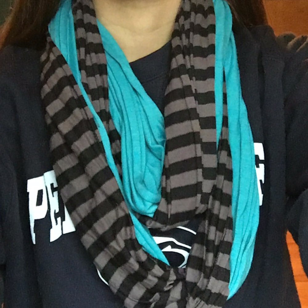 Two colored Infinity scarf